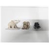 Image 8 : Collection of three hand-carved figurines (elephants & stones)