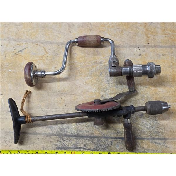 Hand crank drills