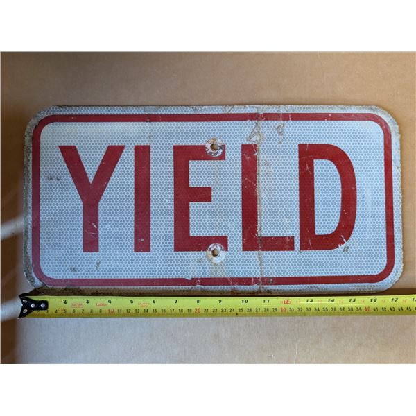 Yield Sign 17"x8"