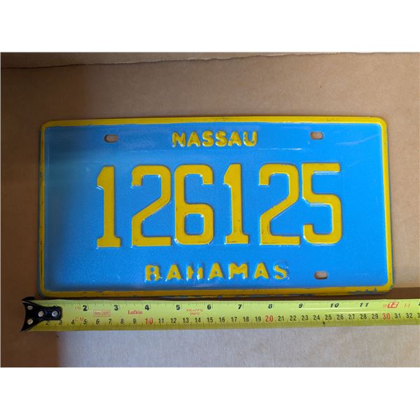 Vintage Nassau Bahamas Plate 126125