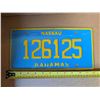 Image 1 : Vintage Nassau Bahamas Plate 126125