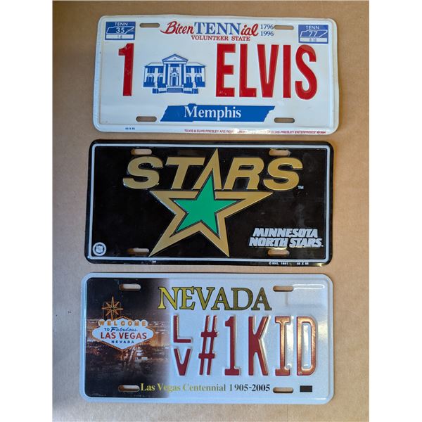 Lot of Commemorative License Plates