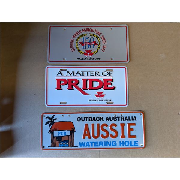 Lot of Commemorative License Plates