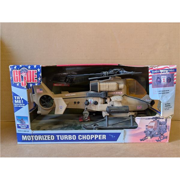 Vintage GI JOE Motorized Turbo Chopper w/ Original Package (Never Taken Out) 2002