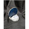 Image 2 : Vintage Blue Agate Candle Holder w/ Castle/Dragon Design
