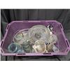 Image 1 : Lot of Vintage Glass (Bottles, Jars, Dishes, and etc.)