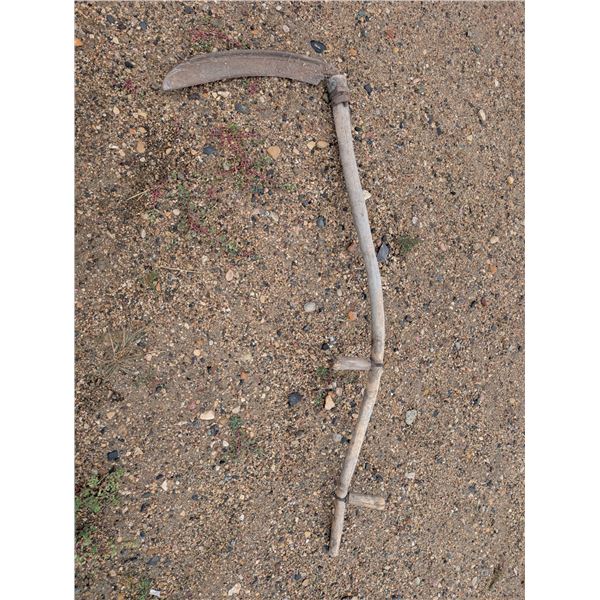 vintage 2 Handle Scythe