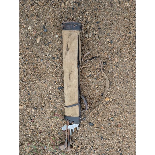 Vintage Golf Bag w/ Vintage Clubs