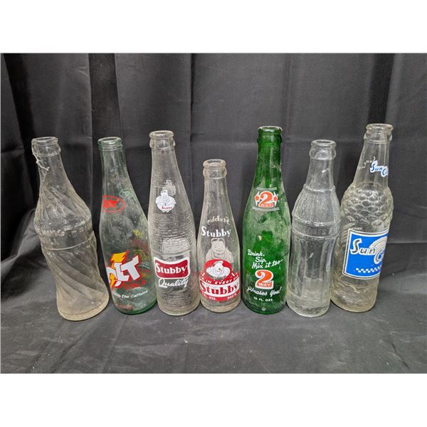 Lot of Vintage Bottles (Stubby, Jolt, 2 Way, and etc.)