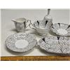 Image 2 : Queen Anne "Silver Lace" - 7 pieces + bell