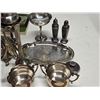 Image 2 : Silver Plate items - 14 pieces + book