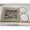 Image 1 : 2 "Hudson Bay" China Plates + Art Print "Granting of Hudson Bay Co. Royal Charter May 2nd 1670" - 16