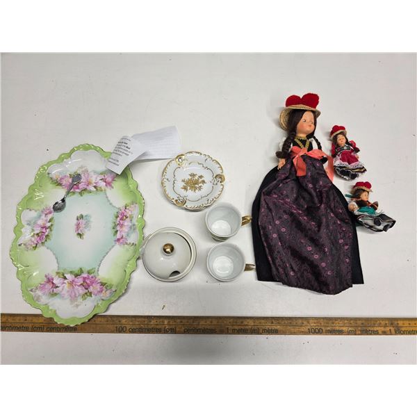 Made in Germany China + 3 "Black Forest" Dolls