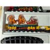 Image 4 : Box of 'Christmas Magic" Trains, Train Carts, Rails. and Etc.