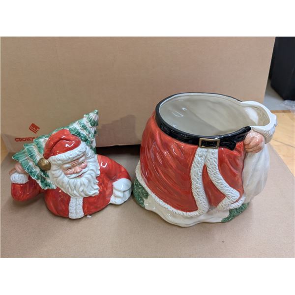 Vintage German Santa Omnibus 1989 Jar