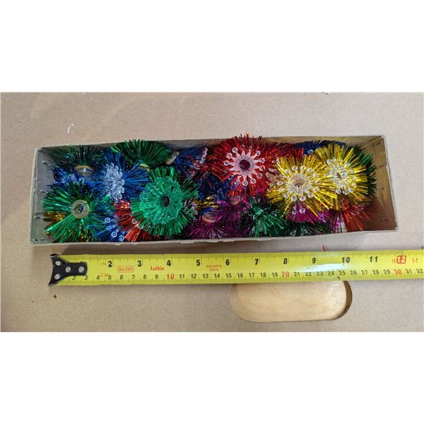 Lot of Garland Lite Reflectors w/ Plastic Center For Small lights