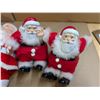 Image 3 : Lot of (4) Vintage Santa Decor Figures (2) Sitting Shelf Santa's