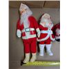 Image 4 : Lot of (4) Vintage Santa Decor Figures (2) Sitting Shelf Santa's