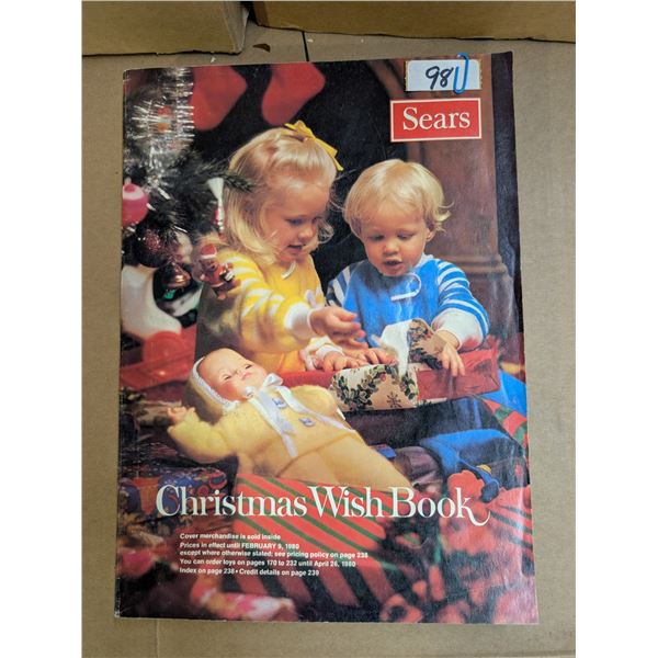 Vintage Sears Christmas Wish Book 1980-1979