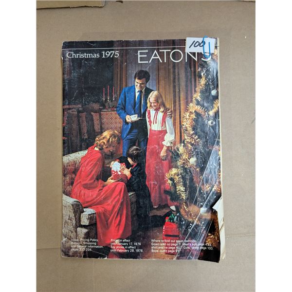 Vintage Eaton's Christmas Wish Book 1976-1975