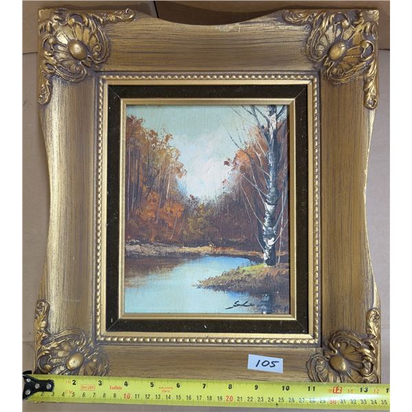 Vintage Painting 14"x16"