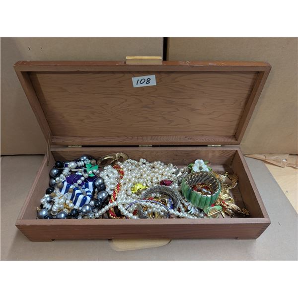 Box full of Misc. Jewelry
