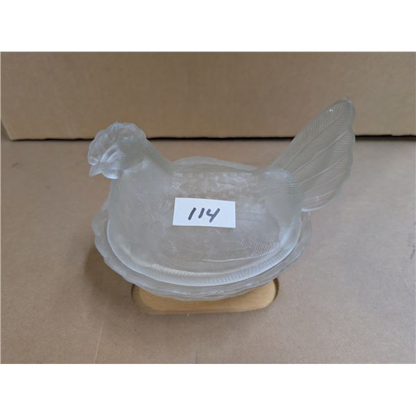 Glass Hen Nest Bowl Design