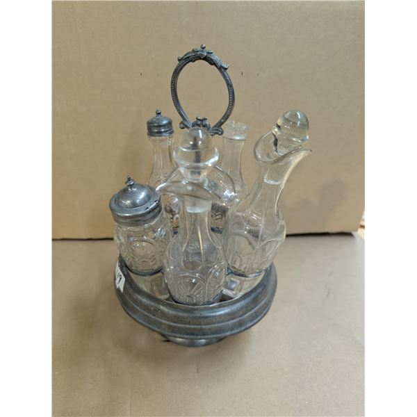 Vintage Round 5 Space Condiment Holder