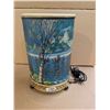 Image 1 : Vintage Lamp w/ Illustrated Lamp Shade (not tested)
