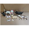 Image 1 : Lot of Vintage Plastic Animals