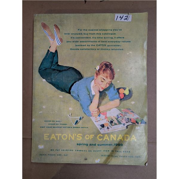 Vintage Eaton's of Canada Catalogues Spring and Summer 1959