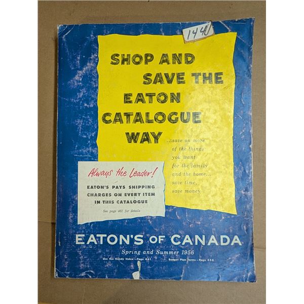 Vintage Eaton's of Canada Catalogues Spring and Summer 1956
