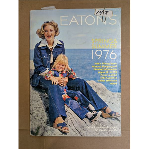 Vintage Eaton's of Canada Catalogues Spring and Summer 1976