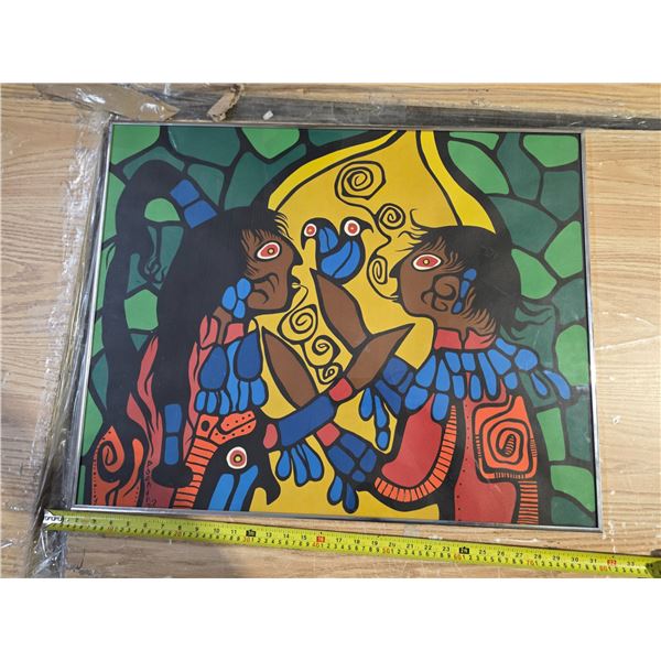 Norval morrisseau art print- 29" by 23"