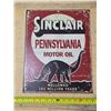 Image 1 : Sinclair motor oil sign- reproduction