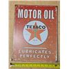 Image 1 : Texaco motor oil sign- reproduction