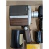 Image 3 : Lot of Vintage Cameras (non Tested) w/ Cases, Films, Lens, and etc.