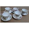 Image 1 : Set of Tea Cups and Saucers (Provinces, Alberta, Ontario, etc.)