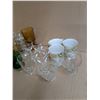 Image 4 : Lot of Vintage Glasses (Colored, Crystal, and etc.)