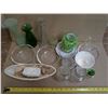 Image 4 : Lot of Misc. Glassware (Vases, Jars, and etc.)