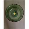 Image 2 : Vintage Green Glass Pedestal Dish