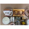Image 3 : Lot of Misc. Vintage items (Tea Houses, Figurines, Gag Items, bell, and etc.)