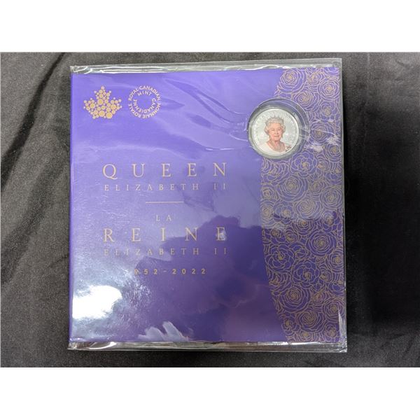 Royal Canadian Mint Sealed 2022 5 Dollar Fine Silver Coin 99.99% Pure Silver Queen Elizabeth