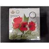Image 1 : Royal Canadian Mint Sealed  2022 "Remembrance Day" 5 Dollar Fine Silver Coin 99.99% Pure Silver