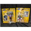 Image 1 : (2) Vintage Starting line up 1998 Edition Factory Sealed Hockey Figures (Joe Sakic and Domminick Has