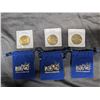 Image 1 : (3) 2005 Alberta Centennial Medallion w/ Certificate of Authenticity