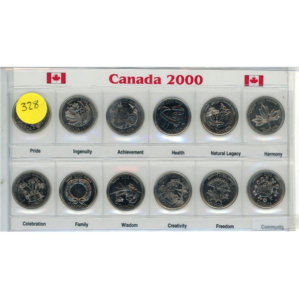 Vintage Canadian Commemorative Millennium Coin Set COMPLETE