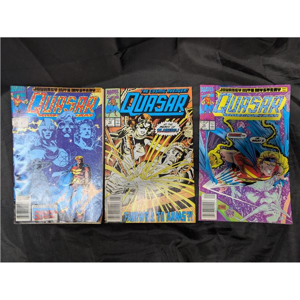 Lot of Vintage Marvel Quasar Comics Issues #10,#13 and #14