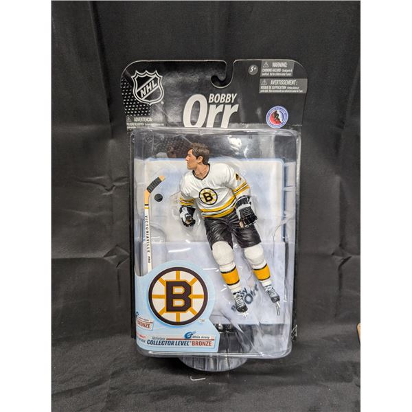 2010 NHL Bobby Orr Boston Bruins hockey Figure Factory Sealed Bronze Collector Level