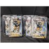 Image 1 : (2) NHL McFarlane's toys Factory Sealed Hokey Figure  Joe Thornton 2001 Series 2 Black Jersey